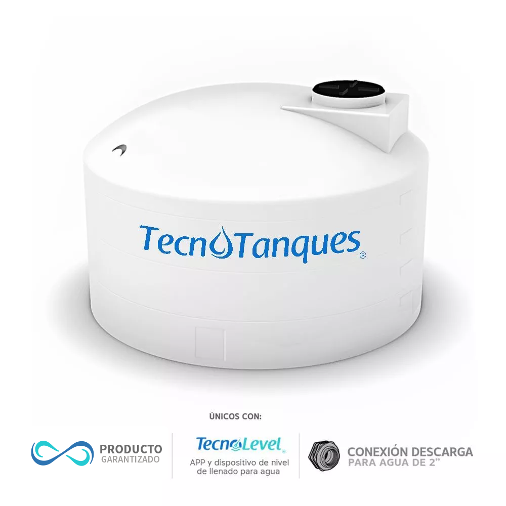 Tanque 5,000lts. Tecnotanques Blanco Estándar